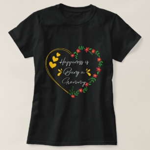 Camiseta Felicidade É Ser Um Dia de as mães De Grammy Engra