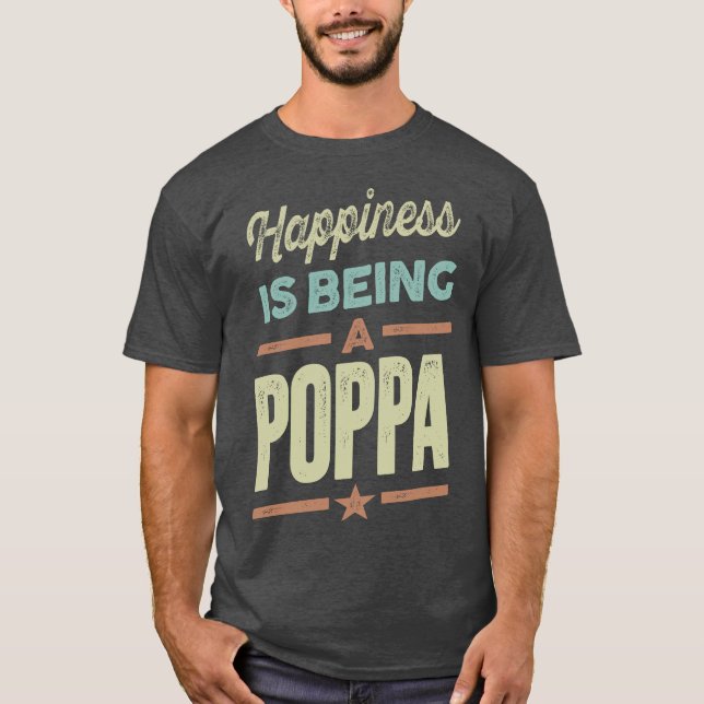 Camiseta Felicidade é ser um Papa (Frente)