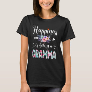 Camiseta Felicidade É Ser Um Vovô Alguma Vez Mulher Deco Fl