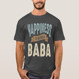 Camiseta Felicidade é ser uma Baba DIA DE OS PAIS