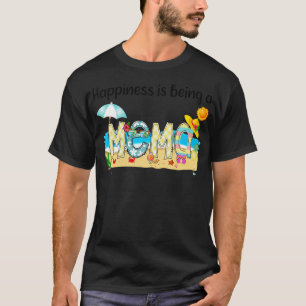 Camiseta Felicidade É Ser Uma Lua Feliz De Mema Summer Beac
