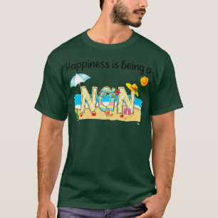Camiseta Felicidade É Ser Uma Mãe Feliz De Nan Summer Beach
