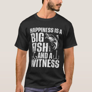 Camiseta Felicidade é um grande peixe e uma testemunha 1