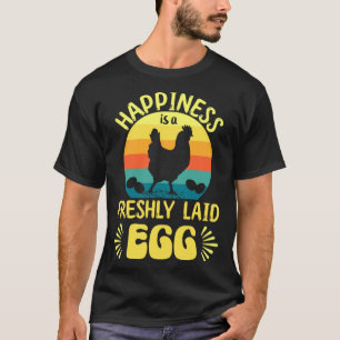 Camiseta Felicidade é um Ovo Recém-Posto Arco-íris de Gali