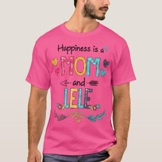 Camiseta Felicidade É Uma Mãe E Lele Wildflower Feliz Mothe
