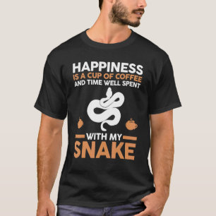 Camiseta Felicidade É Uma Xícara De Café E Tempo Bem Passad