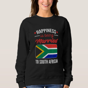 Camiseta Felicidade Está Sendo Casada Com Um Sul-Africano