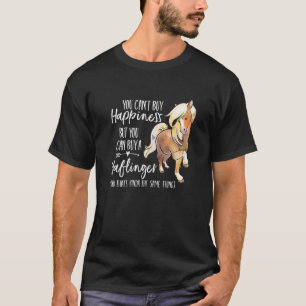Camiseta Felicidade Haflinger Horse Lover Dotada Ideia