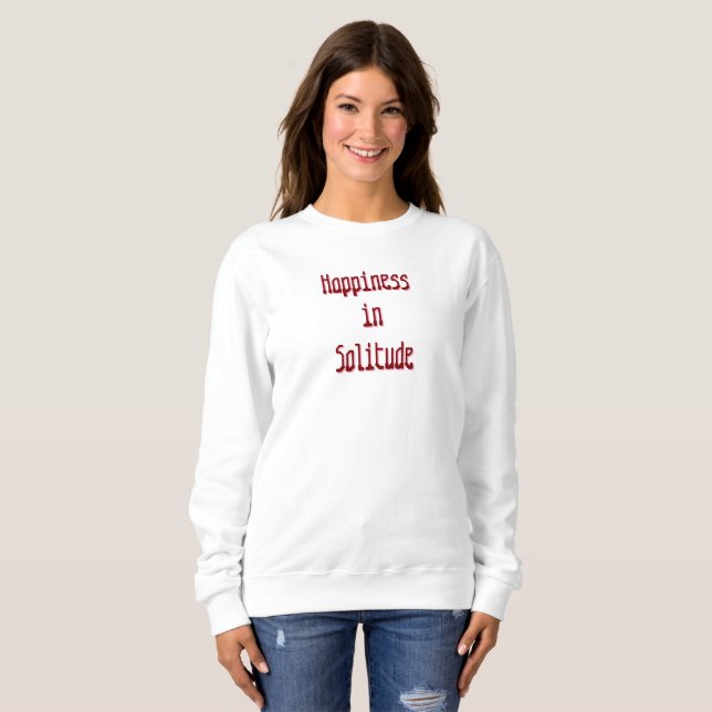 Camiseta Felicidade na Solidão (Frente Completa)