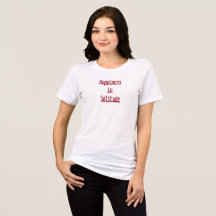 Camiseta Felicidade na Solidão