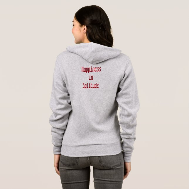 Camiseta Felicidade na Solidão (Parte Traseira Completa)