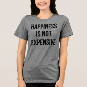 Camiseta Felicidade Não É Cara Tumblr