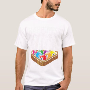 Camiseta Felicidade Perfeita Rack Funny Piscina Player Bill