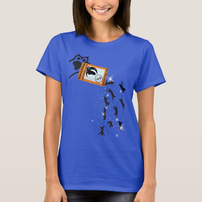 Camiseta Felicidade - Prescrição Engraçada (Frente)