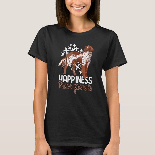 Camiseta Felicidade tem patas (Frente)