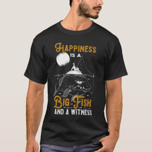 Camiseta Felicidade Testemunhas de Peixes Grandes Barcos de