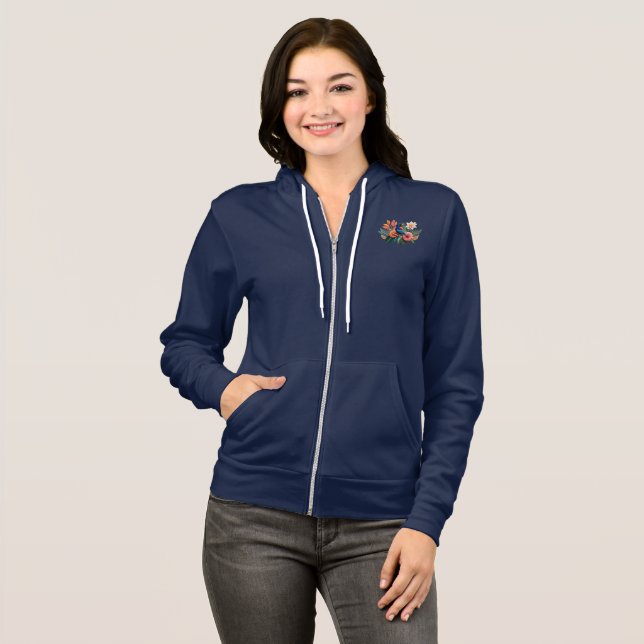 Camiseta Felicidade tropical: Fusão vibrante da Flora (Frente Completa)