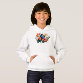 Camiseta Felicidade tropical: Fusão vibrante da Flora