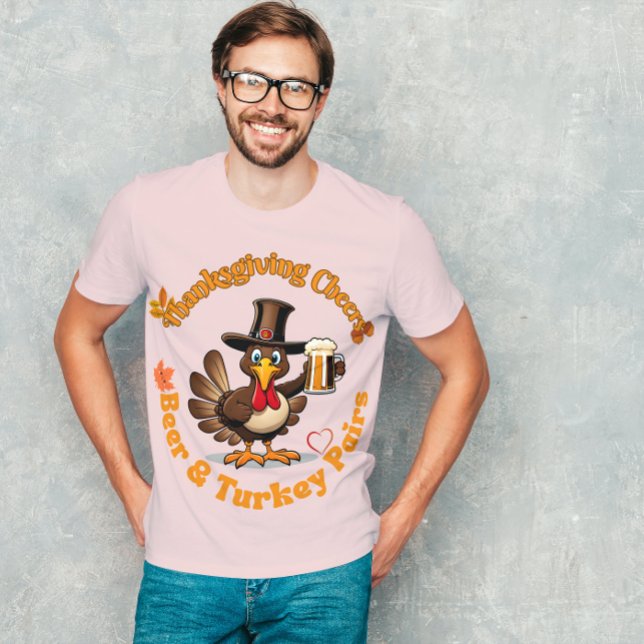 Camiseta Felicidades de Ação de Graças (Criador carregado)