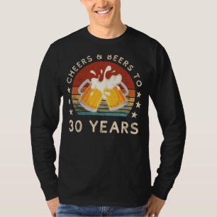 Camiseta Felicidades Engraçadas e aniversário de 30 anos de