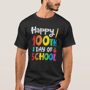 Camiseta Felicíssimo 100º Dia de Aula Professor Aluno