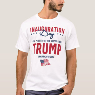 Camiseta Felicita o 47º Presidente Trump