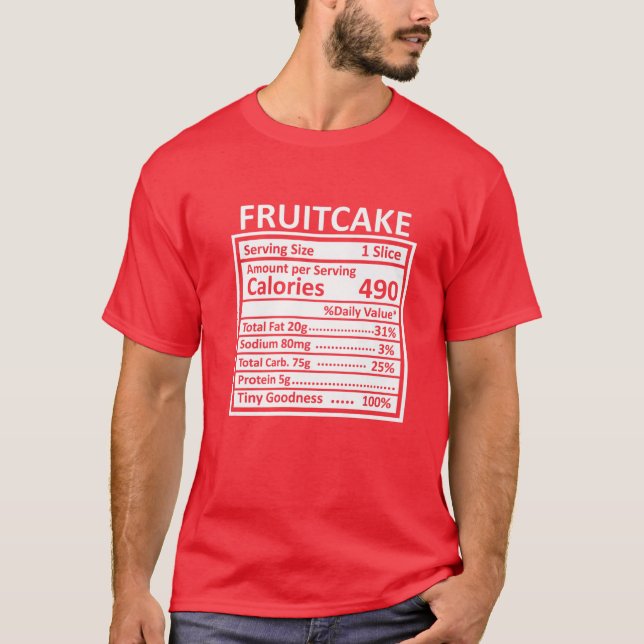 Camiseta Felicitações de Natal Engraçado Nutrição F (Frente)