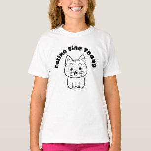 Camiseta Feline bem hoje