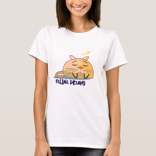 Camiseta Feline Dreams (Frente)