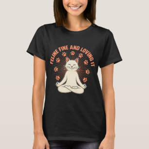Camiseta Feline Fine – Perfeitamente Confiante