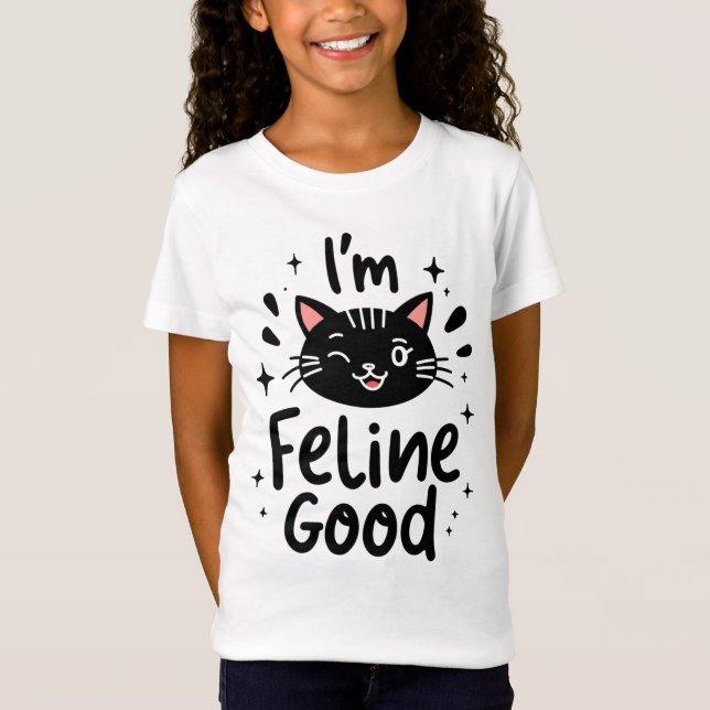 Camiseta Feline Good Funny Cat (Frente)
