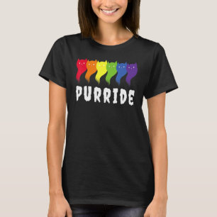 Camiseta Feline He Purride Lgbt Orgulho gay Cat