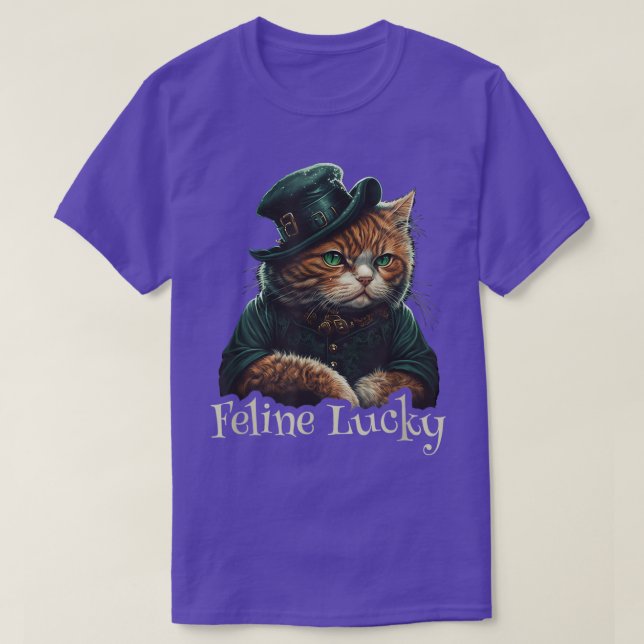 Camiseta Feline Lucky Rua (Frente do Design)