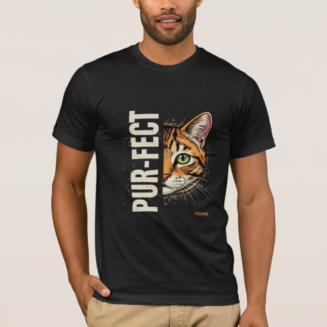 Camiseta Feline Pur-фекта (Frente)