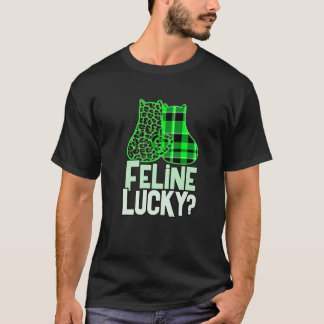 Camiseta FELINE SORTE Sentir Meus Gatos Rua Patrick