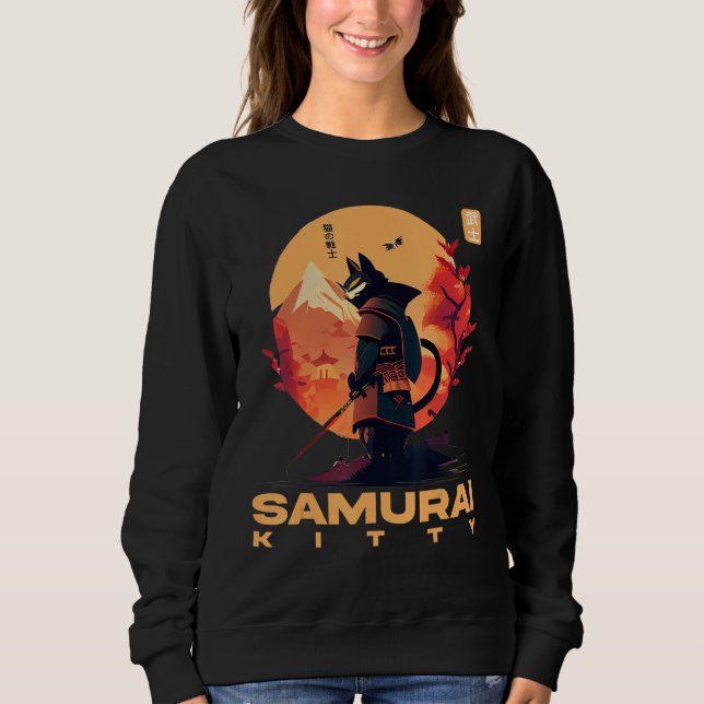 Camiseta Feline Wonders The Rise of Samurai Kitty (Frente)