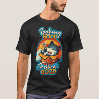 Camiseta Felino Bom - Gato Rico Bonito