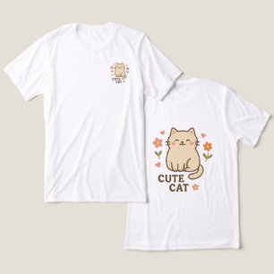 Camiseta Felino em Flor