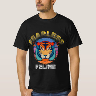 Camiseta Felino sem medo para tigre
