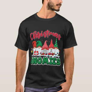 Camiseta Felinos de Natal Furiosos Gnomo Correspondência Fa