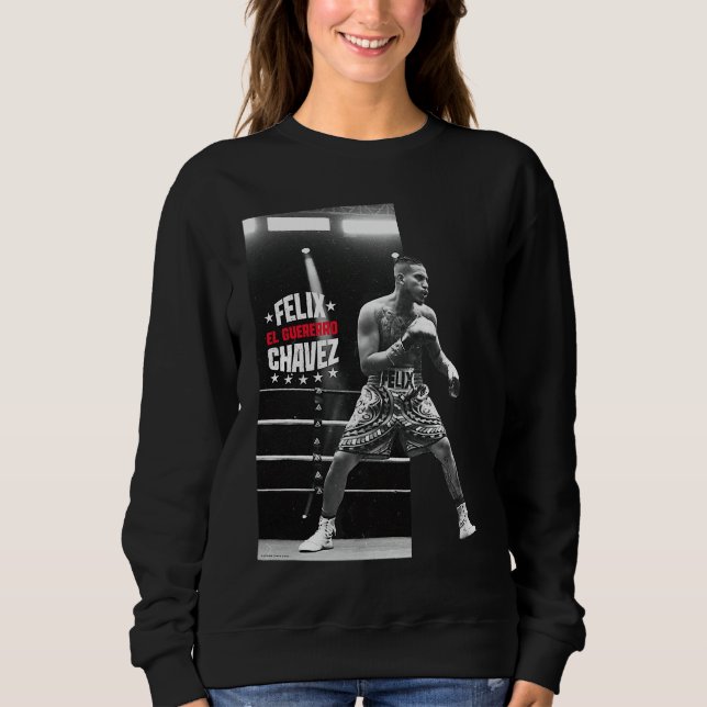 Camiseta Felix Chavez pose faced right black and white (Frente)