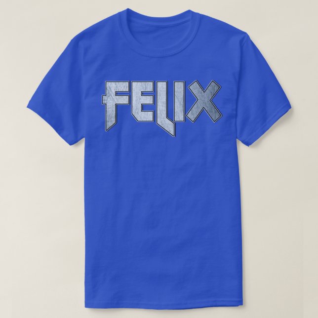 Camiseta Felix de metal pesado (Frente do Design)