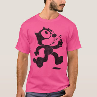 Camiseta Felix O Cat Retro Desvaneceu