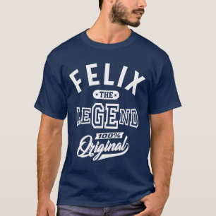 Camiseta Felix Personalised Name Birthday Gift