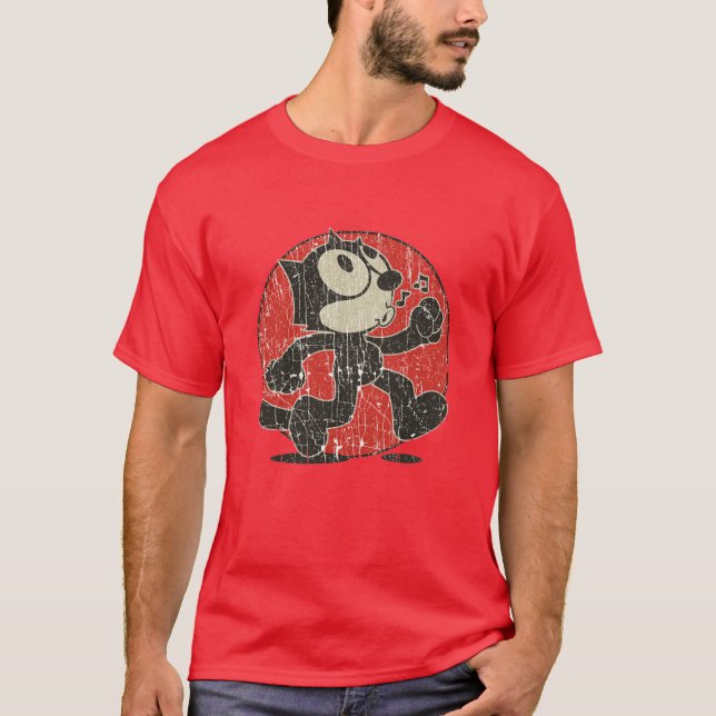 Camiseta Felix The Cat Keep Walking (Frente)