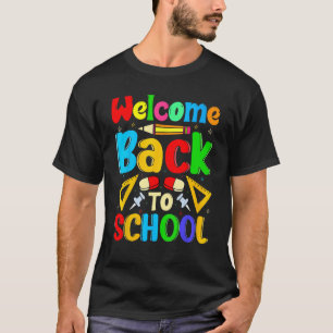 Camiseta Feliz 1º Dia Da Escola Bem-Vindo De Volta À Cueca