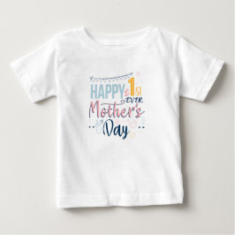 Camiseta Feliz 1º Dia de as mães De Cada 1rua Mãe