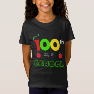 Camiseta Feliz 100º Dia da Escola