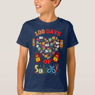 Camiseta Feliz 100º Dia da Escola