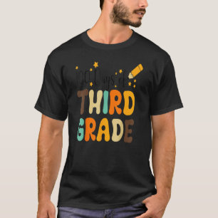 Camiseta Feliz 100º Dia Da Escola Retro Groovy 100 Dias